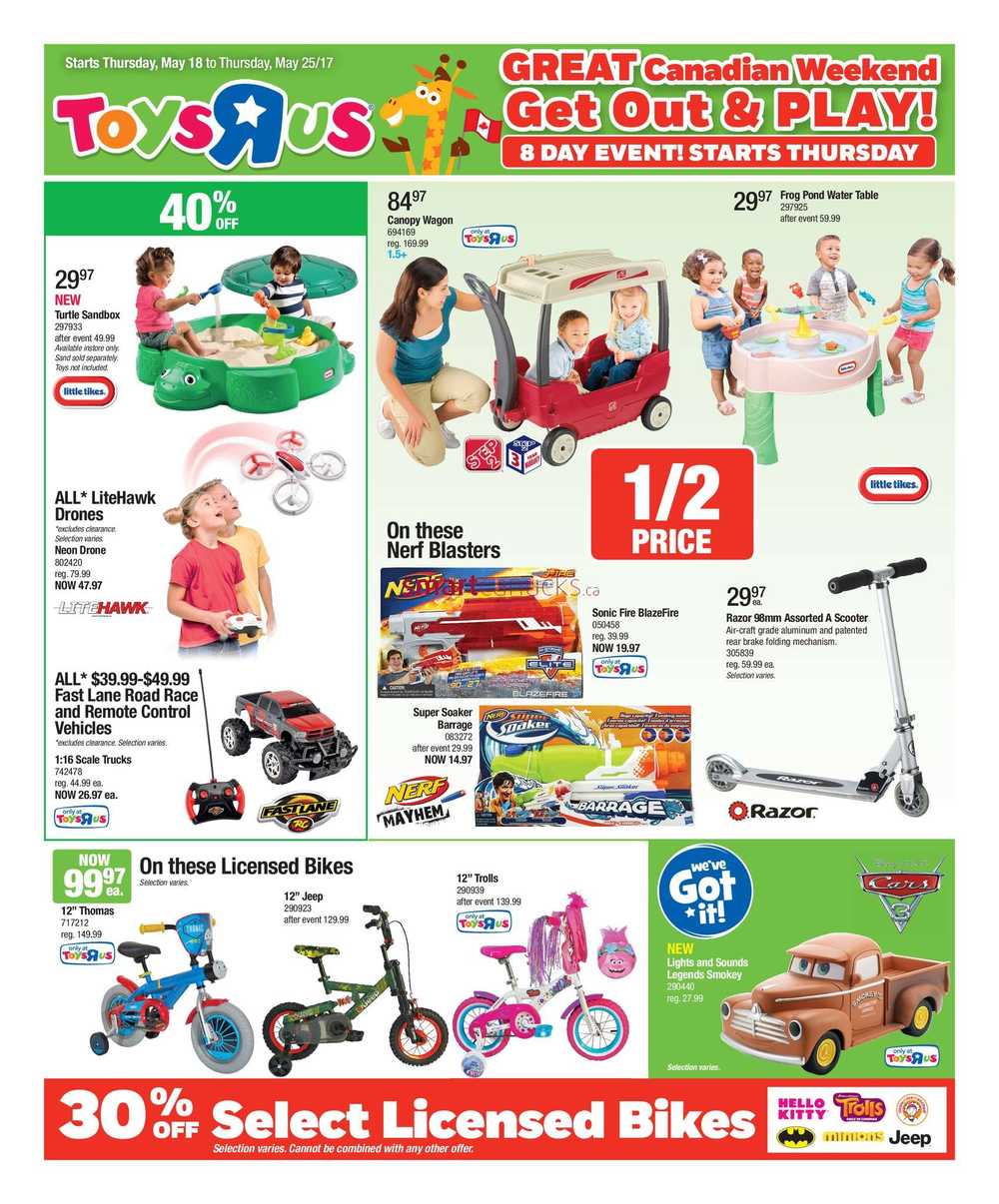 Toys r us canada locations